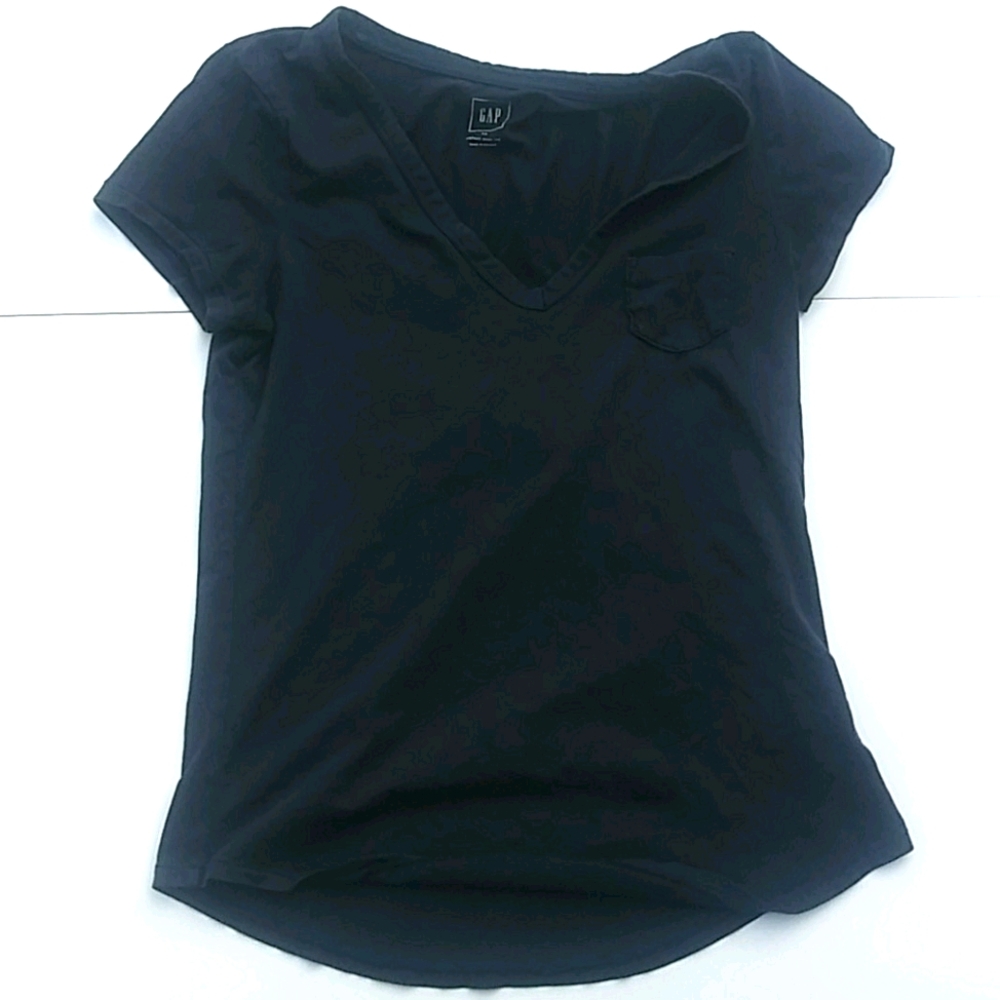 Navy Blue XS Gap Vintage Wash V Neck Tee